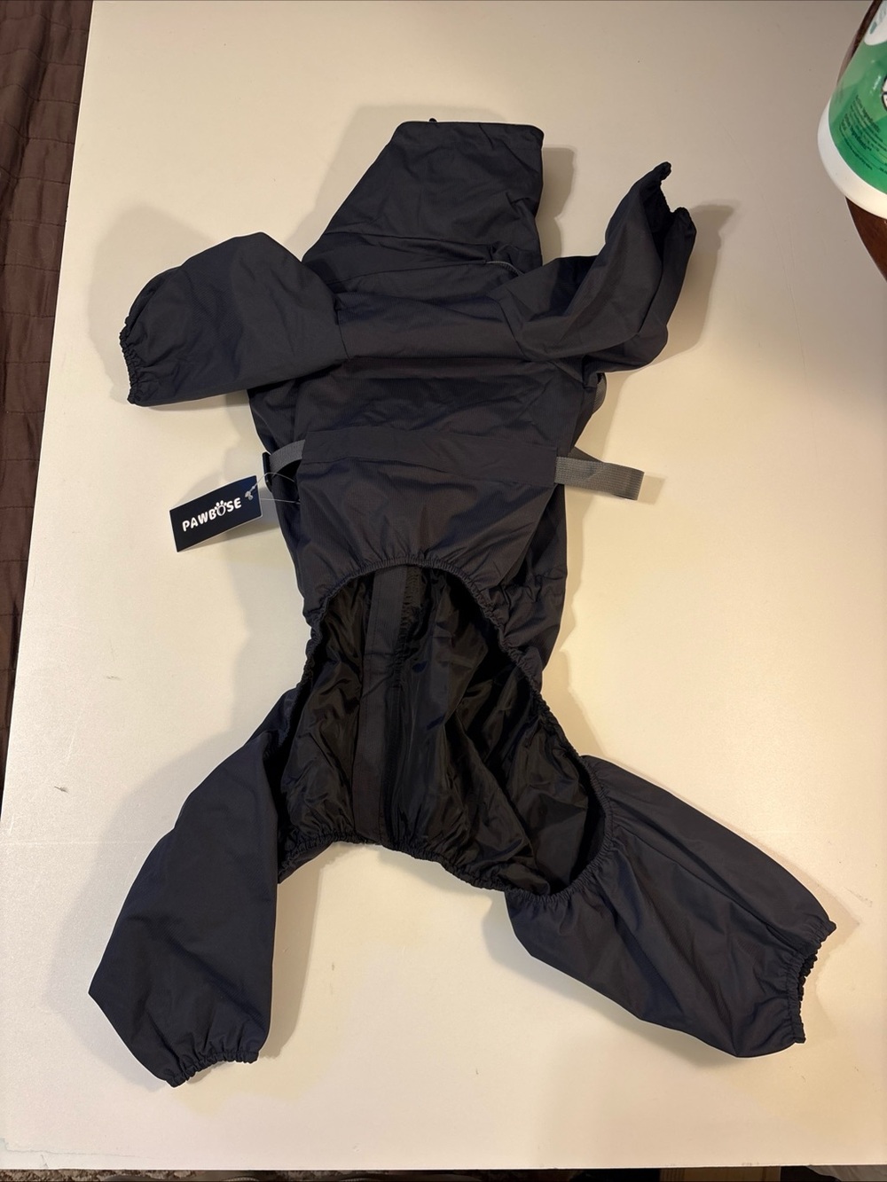 Pawbose charcoal Waterproof Dog Raincoat